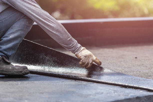 Professional Waterproofing technician working in Parsippany, NJ